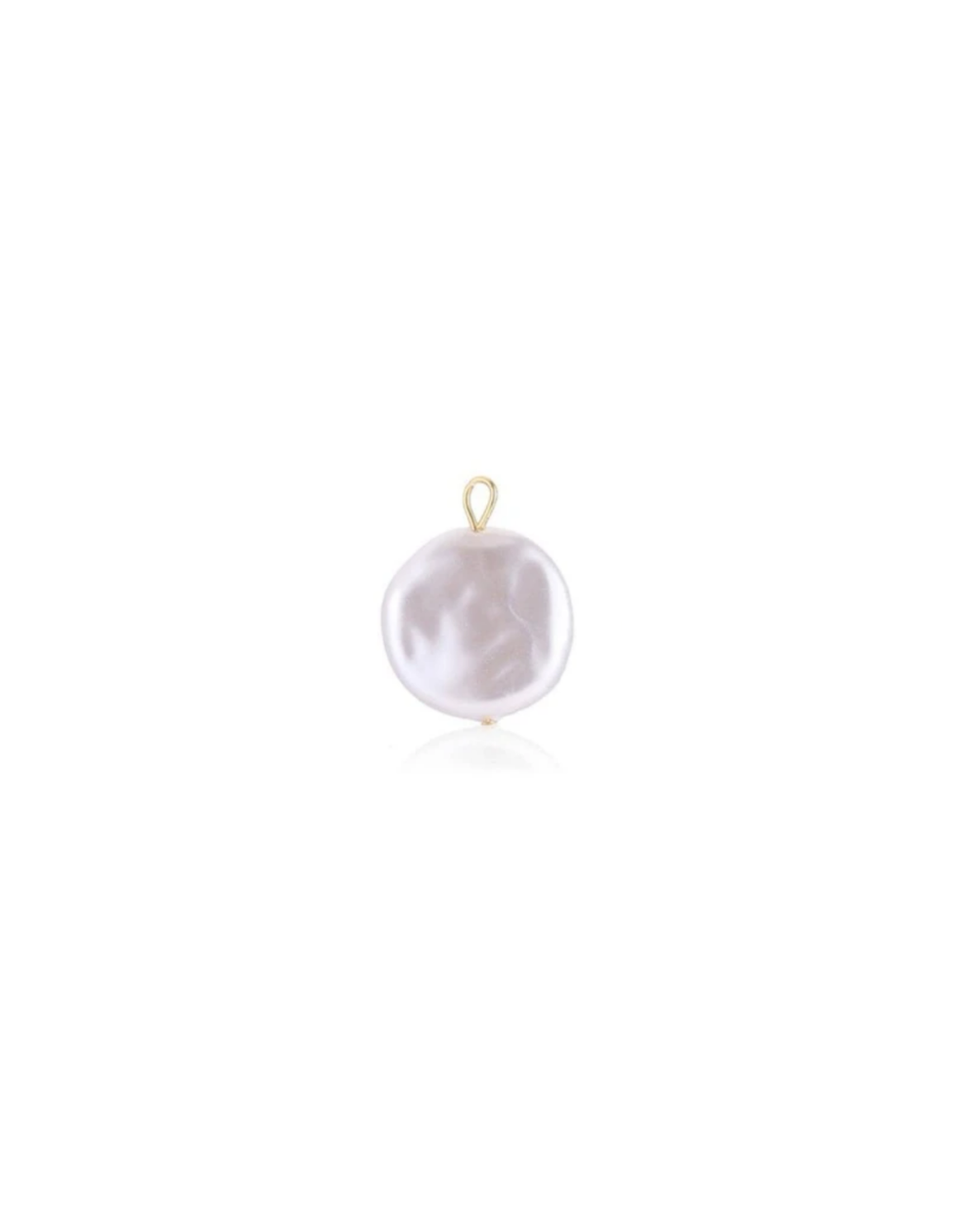 Pearl Disk Charm