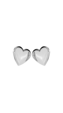 Load image into Gallery viewer, Marni Oversized Heart Silver Studs
